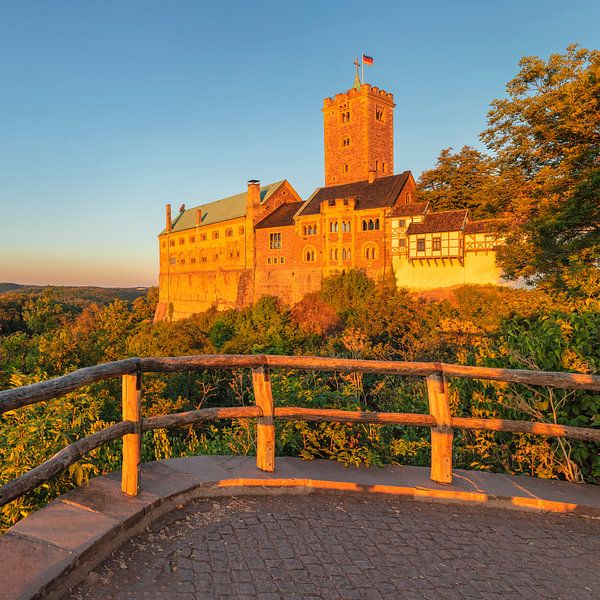 Wartburg at sunrise by Markus Lange
