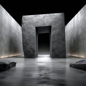 Het gewicht van de beslissing van Klaus Tesching - Art-AI