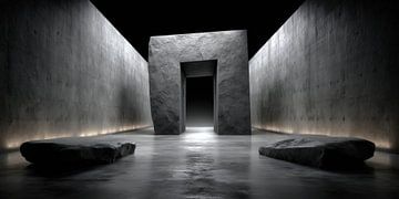 The weight of the decision by Klaus Tesching - Art-AI