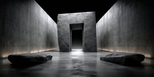 The weight of the decision by Klaus Tesching - Art-AI