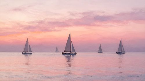 Evening cruise on calm waters