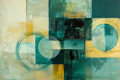 Abstract schilderij