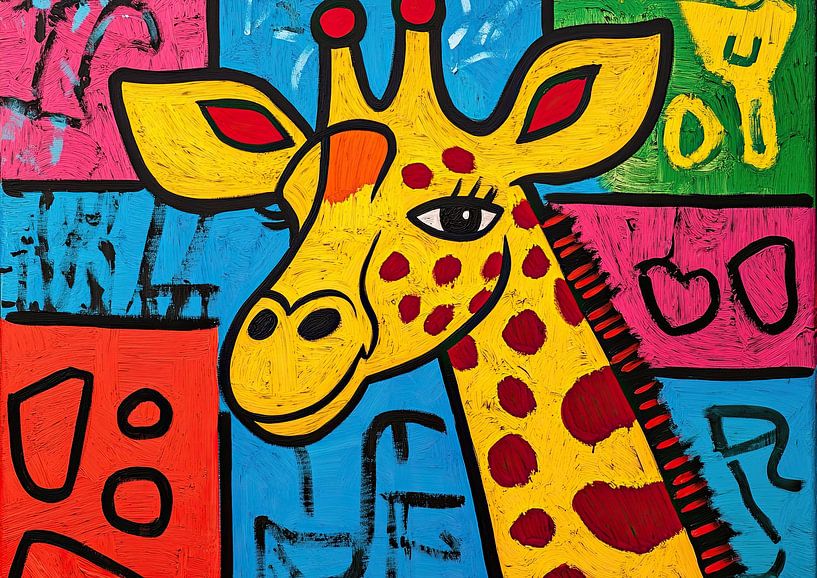 Giraffe van ARTEO Schilderijen