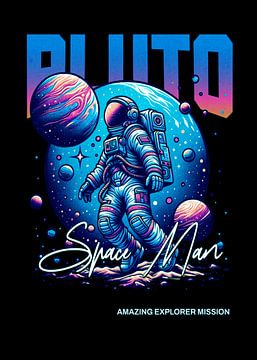 Pluto Amazing Space Explorer von Artkreator