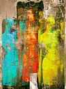 Three colorful women von Gabi Hampe Miniaturansicht