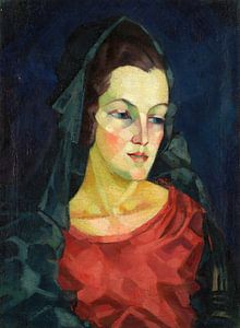 Konrad Mägi - Porträt von Alide Asmus (zwischen 1912 und 1913)