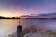 Heldere zonsondergang op de Staffelsee van Teresa Bauer thumbnail