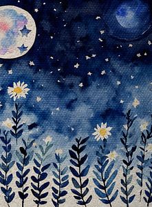 Boho Moon mit Girlande Nr.06 | The Bohemian Vintage Collection