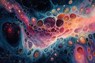 Abstract colours | Abstract Shapes by ARTEO Paintings