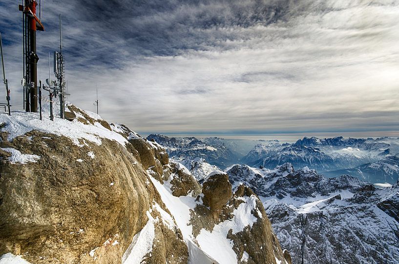 Dolomiten im Winter 3 von Martin de Bouter