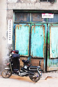 Chinesisches Moped von Inge Hogenbijl