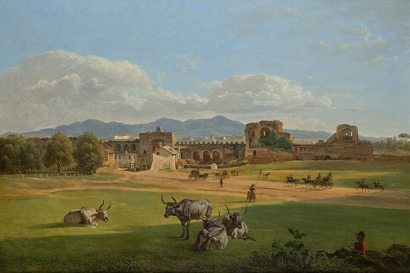 Josef Rebell, La Porta San Giovanni contre Frascati, 1820 par Atelier Liesjes