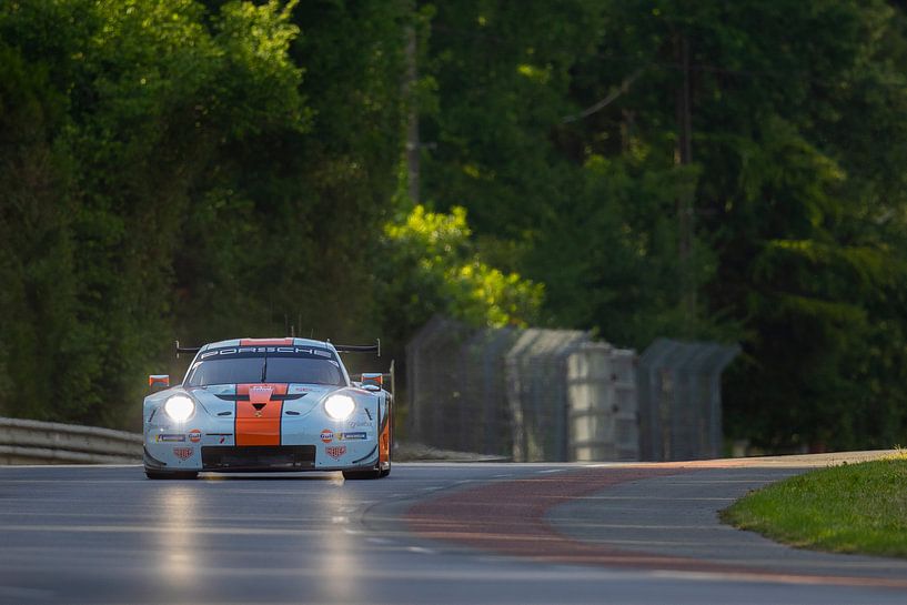 Gulf Racing Porsche 911 RSR, 24 heures du Mans 2019 par Rick Kiewiet