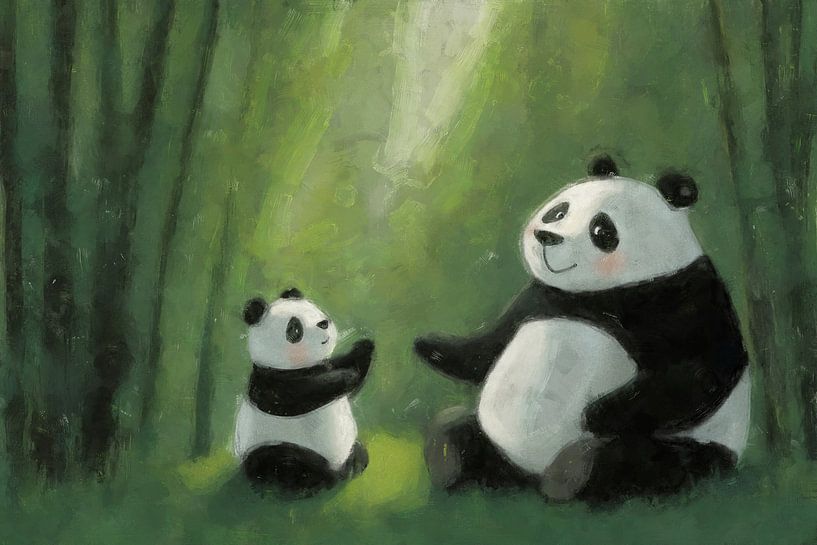 Panda Cuddle by Whale & Sons