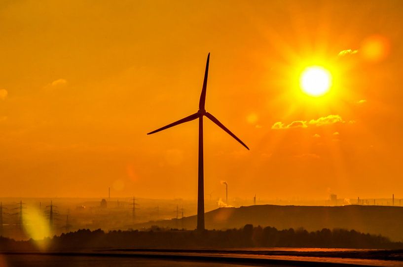 Windturbine Hoppenbruchhalde van Frank Bogdanski