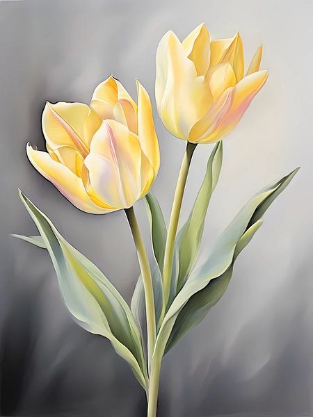 Duo Golden Bloom par Artistic