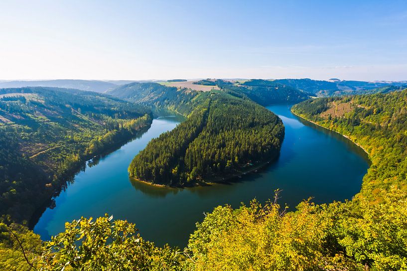 Saaleschleife in Thüringen von Werner Dieterich