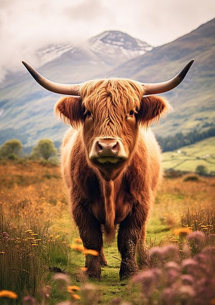 Scottish Highland Cow by Niklas Maximilian