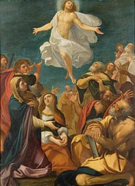 Giacomo Cavedone – Die Himmelfahrt Christi: Kunstdruck barocker religiöser Kunst von Timeless Artworks