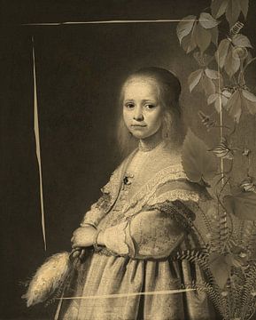 Het meisje  van Johannes Cornelisz. Verspronck