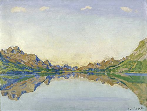 Silvaplana-meer in de herfst, Ferdinand Hodler