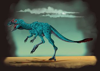 STK600002P-Dilong paradoxus dinosaur.