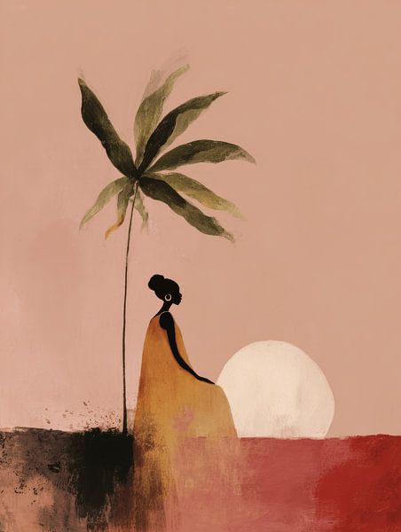 Tranquillité au coucher du soleil par Studio Allee