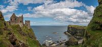 Dunluce kasteel in Noord Ierland