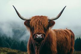 Highland cattle by Poster Art Shop