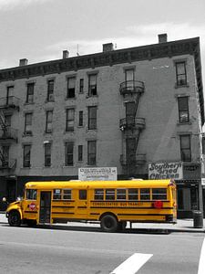 Schulbus in New York von Gert-Jan Siesling
