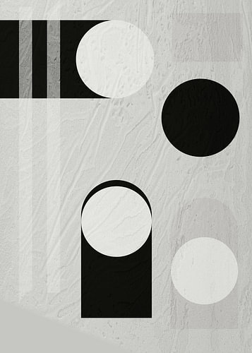 Moderne geometrische abstracte wandkunst