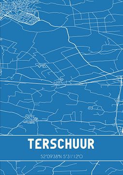 Blueprint | Carte | Terschuur (Gueldre) sur Rezona