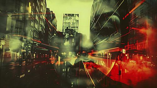 Synthwave-Ambrotypie-Plakat Berlin