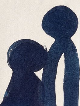 Cyanotypie Kunstdruck - Taking your place