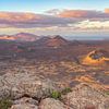 View of the El Cuervo volcano on Lanzarote by Michael Valjak