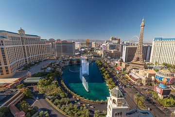 Uitzicht over Las Vegas van Edwin Mooijaart