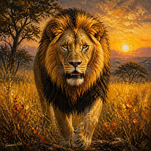 Wildtiere – Ungezähmte Anmut – Löwe 1