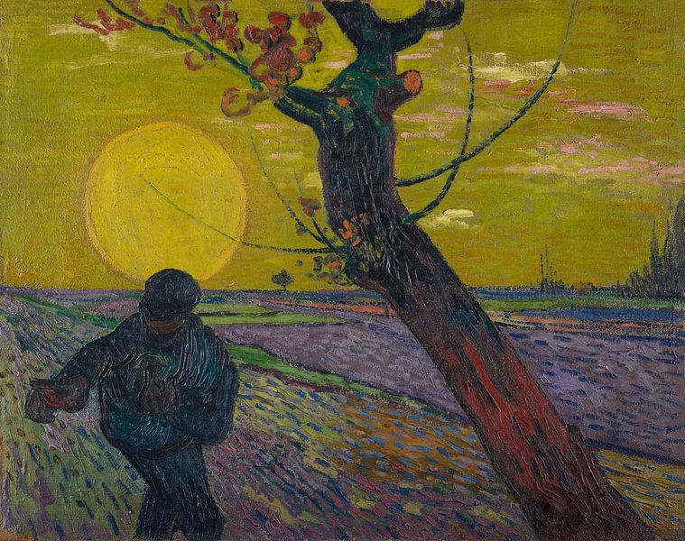 The Sower with Setting Sun, Vincent van Gogh by All the Masters