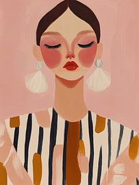 Serenity in Stripes by Carla Van Iersel