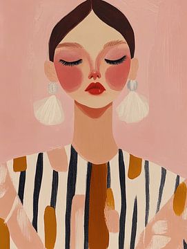 Serenity in Stripes by Carla Van Iersel