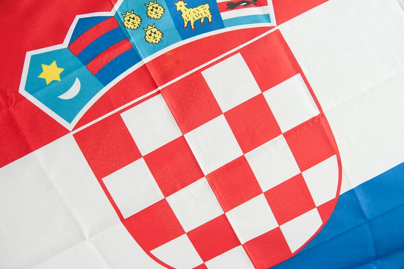 Flag Croatia by Richard Wareham