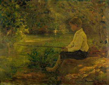 L’enfant à la pêche, Virginie Demont-Breton