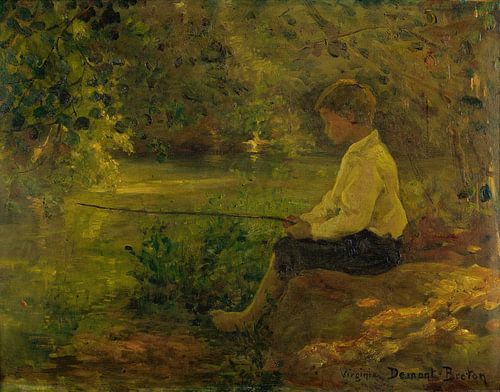 De visser, door Virginie Demont-Breton