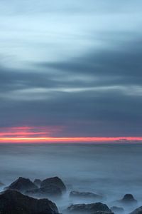 Meereslandschaft mit Wolken und Sonnenuntergang von Karijn | Fine art Natuur en Reis Fotografie