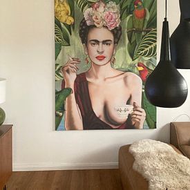Klantfoto: Frida con amigos van Nettsch ., op canvas