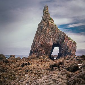 Playa de Campiechos, Asturien, Spanien