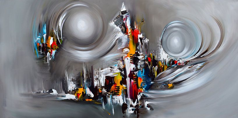 Abstract World by Gena Theheartofart