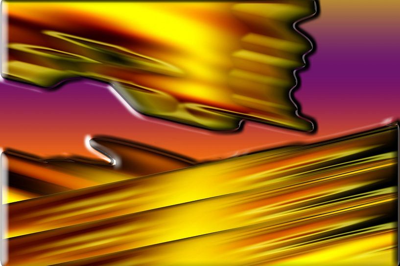 Abstracte beeldcombinatie van beeldelementen van Karl-Heinz Petersitzke