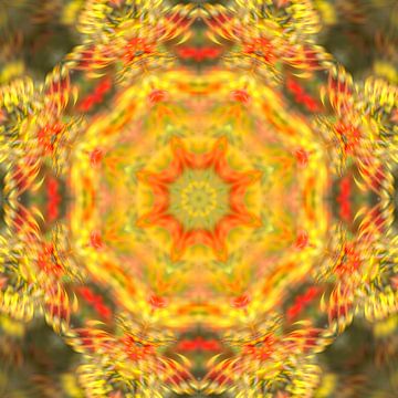 Mandala in soft colours