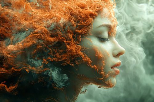 schilderachtig spiritueel portret